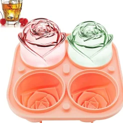 3D-Eisform in Rosenform – großer, eleganter Eiswürfelbereiter