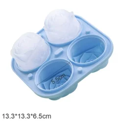 3D-Eisform in Rosenform – großer, eleganter Eiswürfelbereiter