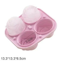 3D-Eisform in Rosenform – großer, eleganter Eiswürfelbereiter