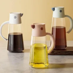 Dekorative Vogelölflasche aus Glas - Küchenaccessoire