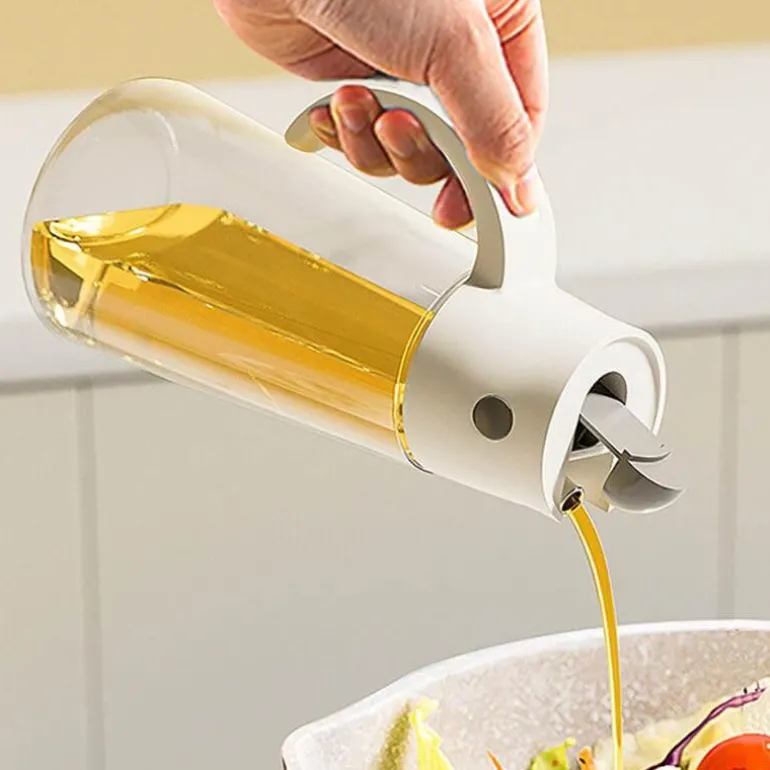 Dekorative Vogelölflasche aus Glas - Küchenaccessoire