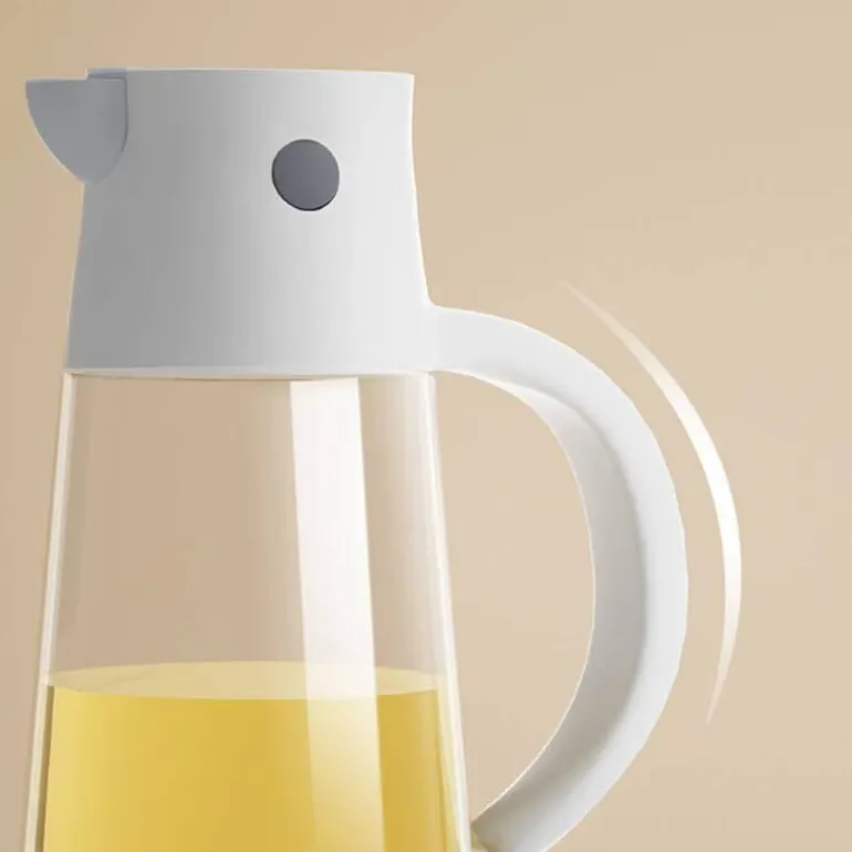 Dekorative Vogelölflasche aus Glas - Küchenaccessoire