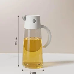 Dekorative Vogelölflasche aus Glas - Küchenaccessoire