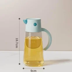 Dekorative Vogelölflasche aus Glas - Küchenaccessoire