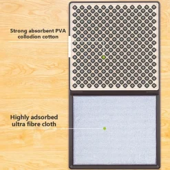 Desinfizierende Fußmatte - Bodenmatte zur Staubentfernung