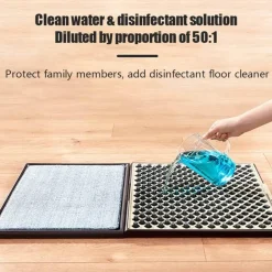 Desinfizierende Fußmatte - Bodenmatte zur Staubentfernung