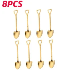 Dessertlöffel in Schaufelform – Kreative Servierutensilien