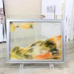 3D-Fließsand-Malrahmen – Dekoratives Kunstdisplay