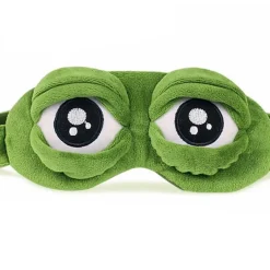 3D-Frosch-Augenmaske – bequeme Schlafhilfe