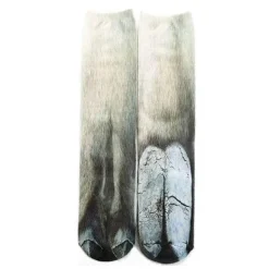 3D-gedruckte Katzenpfotensocken - Unisex-Tiersocken