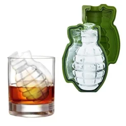 3D-Granaten-Eiswürfelform – Silikonform für einzigartige Eisformen