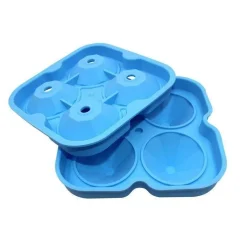 Diamant-Eiswürfelform-Tablett - Elegantes Getränketablett aus Silikon