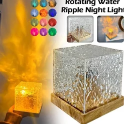 Diamant-Nachtlampe – leuchtendes Tischlicht-Dekor