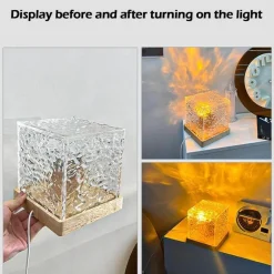 Diamant-Nachtlampe – leuchtendes Tischlicht-Dekor