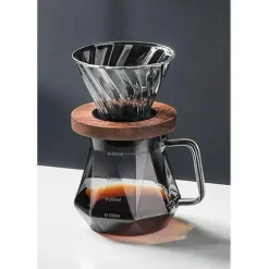 Diamond Glass Kaffeekaraffe - Wiederverwendbarer Filterbecher