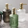 Diamond Glass Soap Dispenser - Elegant Bathroom Accessory