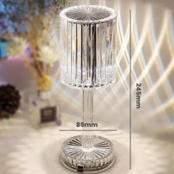 Diamond Glow LED-Nachtlampe – Dekoratives Touch-Licht aus Acryl