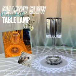 Diamond Glow LED-Nachtlampe – Dekoratives Touch-Licht aus Acryl