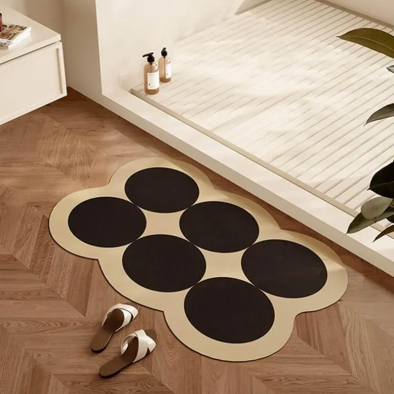 Diatom Bath Mat - Colorful Circle Design