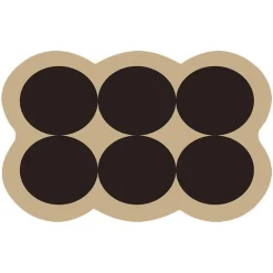 Diatom Bath Mat - Colorful Circle Design