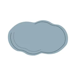 Diatom Bath Mat - Solid Color Cloud Design