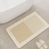 Diatomaceous Earth Bath Mat - Simple Line Design for a Modern Bathroom