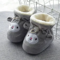 Dicke, warme Baby-Hausschuhe aus Baumwolle - Happy Baby Footwear