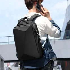 Diebstahlsicherer USB-Laptop-Rucksack – Stilvolle, sichere Reisetasche