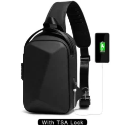 Diebstahlsicherer USB-Laptop-Rucksack – Stilvolle, sichere Reisetasche