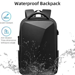 Diebstahlsicherer USB-Laptop-Rucksack – Stilvolle, sichere Reisetasche