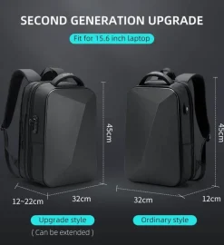 Diebstahlsicherer USB-Laptop-Rucksack – Stilvolle, sichere Reisetasche