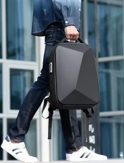 Diebstahlsicherer USB-Laptop-Rucksack – Stilvolle, sichere Reisetasche