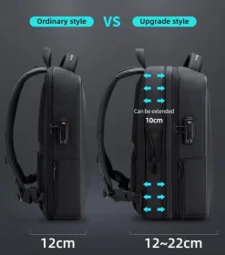 Diebstahlsicherer USB-Laptop-Rucksack – Stilvolle, sichere Reisetasche