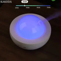 Diffusor für ätherische Öle aus Glas mit Basis aus echtem Holz, Aromatherapie-Diffusor