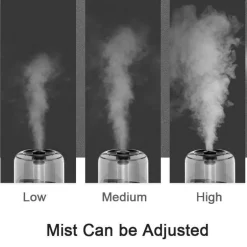 Diffusor für ätherische Öle aus Glas – Großer Aromatherapie-Luftbefeuchter