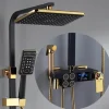 Digital Rainfall Shower System - Hydro Lux LED Shower Set