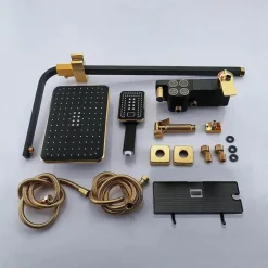 Digital Rainfall Shower System - Hydro Lux LED Shower Set