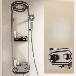 Digital Rainfall Shower Set - Elegant Spa Experience