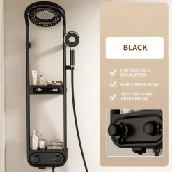 Digital Rainfall Shower Set - Elegant Spa Experience