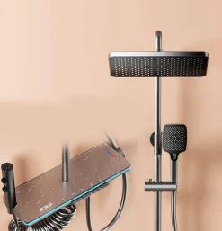 Digital Thermostatic Rainfall Shower Set - High-Pressure Luxury System