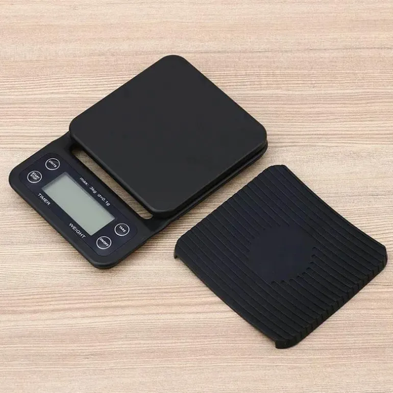 Digitale Kaffeewaage mit Timer – BrewMaster 3 kg