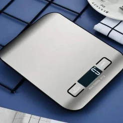 Digitale Küchenwaage aus Edelstahl, präzise und vielseitige Messung