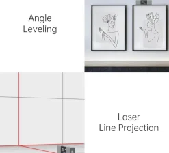 Digitale Laserwasserwaage – 2-in-1-Messgerät