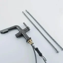 Digitaler Badezimmerhahn aus Messing – Elegantes Aqua View Design