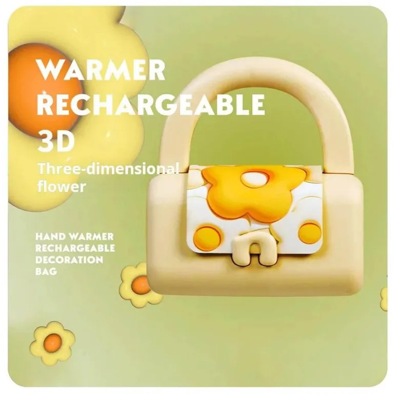 Digitaler Handwärmer Power Bank – Stilvolles Handtaschen-Accessoire