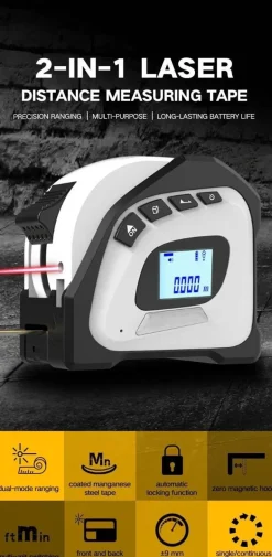 Digitaler Laser-Entfernungsmesser – Präzises Messwerkzeug