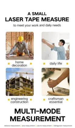 Digitaler Laser-Entfernungsmesser – Präzises Messwerkzeug