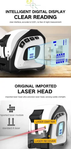 Digitaler Laser-Entfernungsmesser – Präzises Messwerkzeug