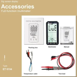 Digitaler LCD-Spannungstester – Tragbarer elektrischer Tester