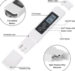 Digitaler pH-Wasserqualitätstester – Präzises Testgerät für Aquarien